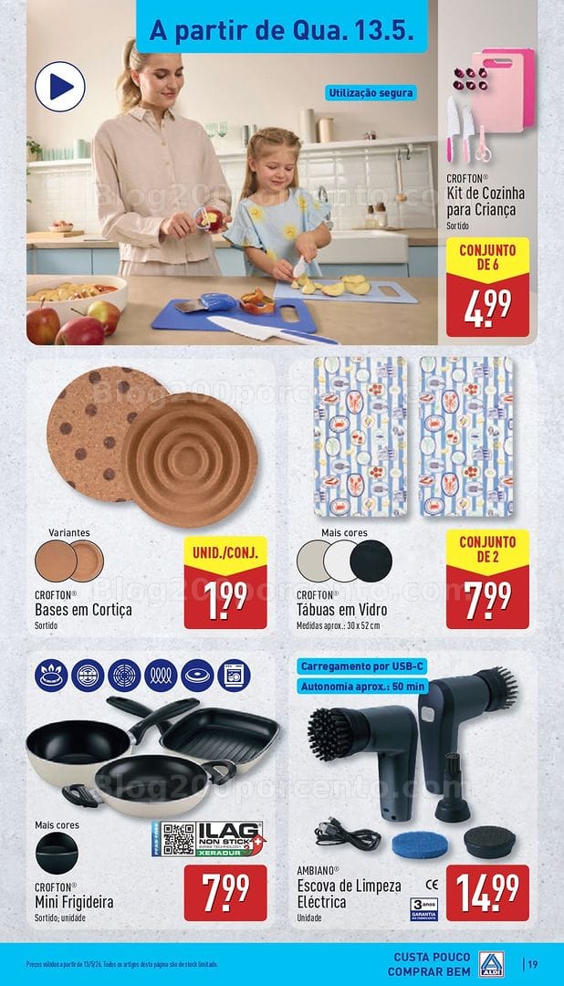 Antevisão Folheto ALDI Promoções de 11 a 17 maio
